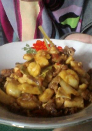 Foto resep Semur Beton Pedas Asin