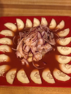Una foto de Aguachile de camarón 🦐