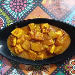 A picture of Niramish Paneer Dalna Bengali Style.