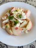 Ensalada caprese de paraguayo🍑