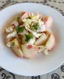 Ensalada caprese de paraguayo🍑