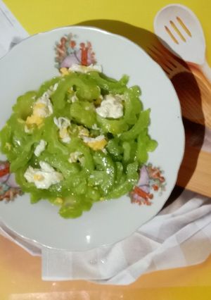 Foto resep "oseng pare telur"👍😘❤️