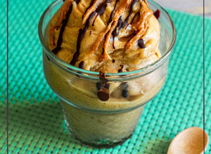 Foto principal de Helado de plátano y crema de cacahuete 🥜 (Thermomix)
