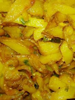 आलू(आलू) का भुजिया (Potato(Aalu) ka bhujiya recipe in hindi) रेसिपी मुख्य फोटो