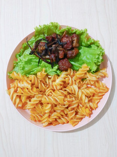Foto resep [ 70 ] Fusilli Bolognese