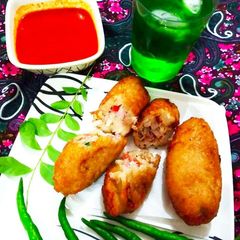 A picture of Dahi ke sholey.