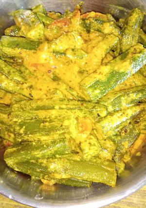 ঢেঁড়স ঝাল (dherosh jhal recipe in Bengali) রেসিপির প্রধান ছবি
