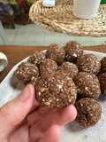Súper trufas de avena y cacao amargo!Con dulce de leche