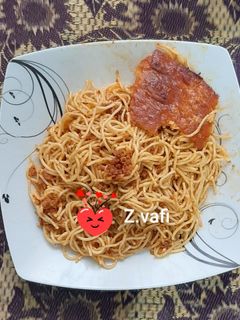 عکسی از دستور ماکارونی