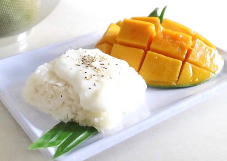 Resep Ketan Mangga Mango Sticky Rice Oleh Drynaknight Cookpad