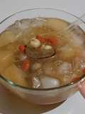 Pear and Apple Chinese herbal drink