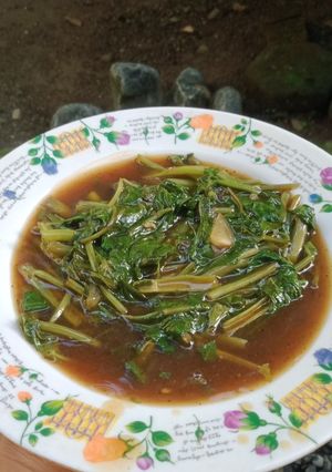 Foto resep Tumis Kangkung Lada Hitam