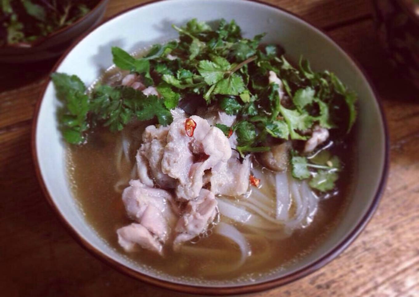 Vietnamese-style Pho Noodle Soup