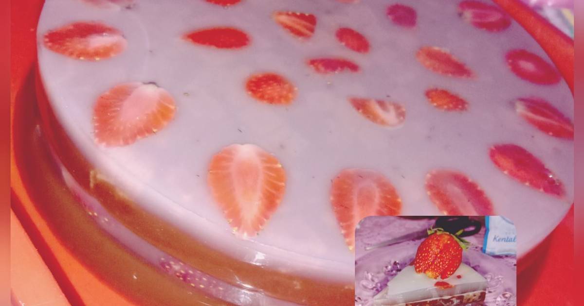 2 798 resep  puding  rasa strawberry enak dan sederhana 