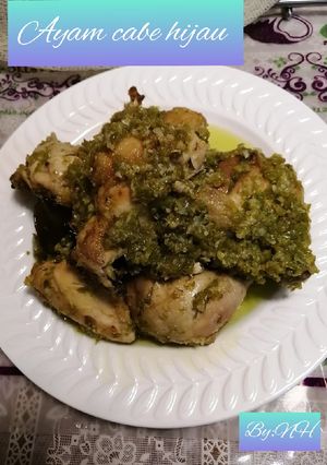Foto resep Ayam cabe hijau