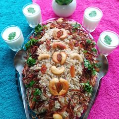 A picture of Kerala Ghee Rice (Nei Choru).