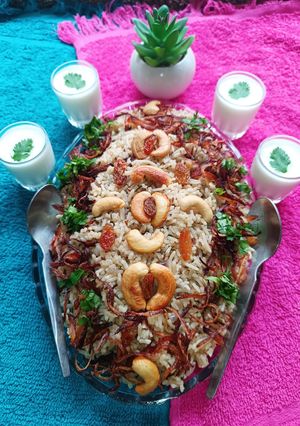 A picture of Kerala Ghee Rice (Nei Choru).