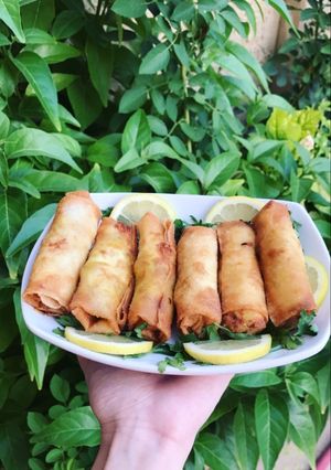 صورة لوصفة السبرنق رول🌯💛