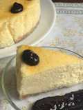 Cheesecake amb melmelada de mora