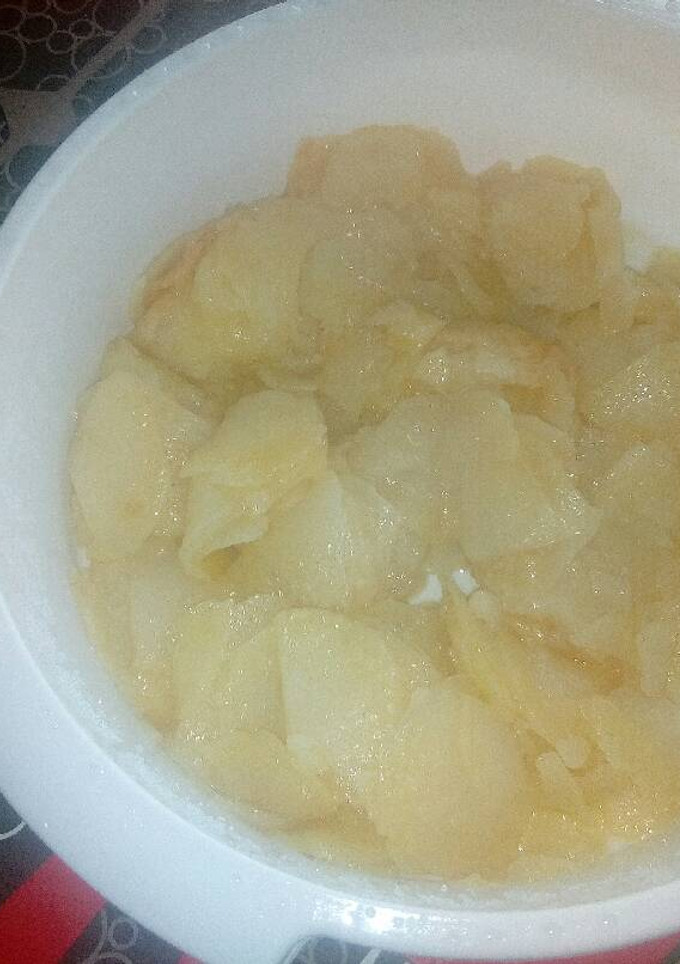 Una foto de Patatas a lo pobre en el microondas