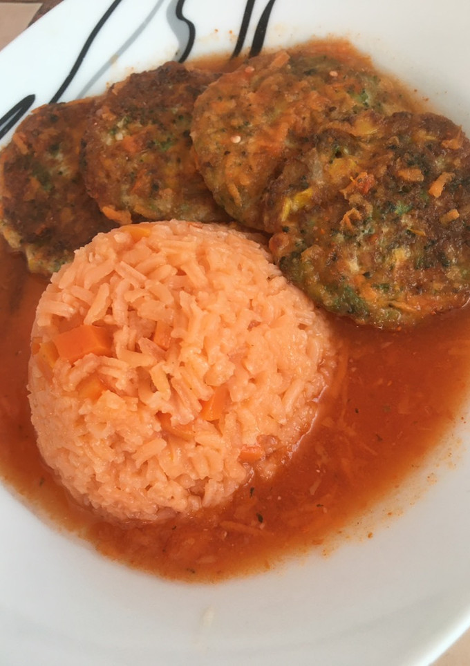 Una foto de Tortitas de verduras