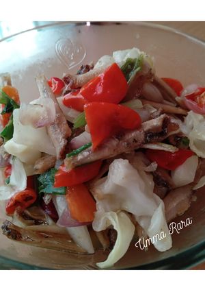 Foto resep (34) Oseng Kol Teri