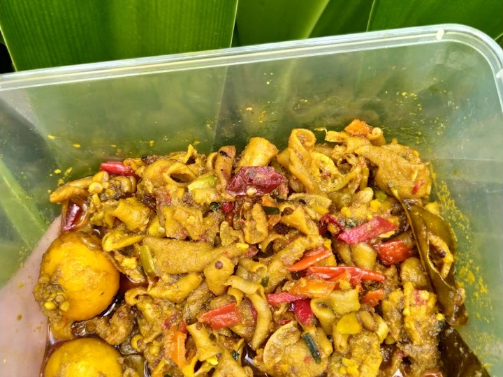Cara Gampang Menyiapkan Resep Usus Pedas Bumbu Kuning yang Enak Banget Anti Ribet, Mantap Sekali