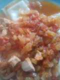 Salsa casera de tomate y pollo