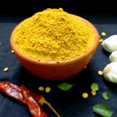 A picture of Idly podi (Gun powder).