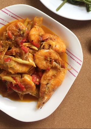 Foto resep Udang Bumbu Kuning
