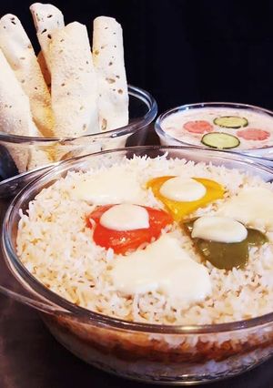 A picture of Pizza Biryani.