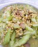 Sayur timun tumis telur
