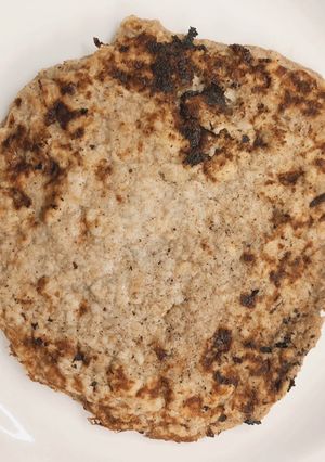 Una foto de Healthy banana pancakes