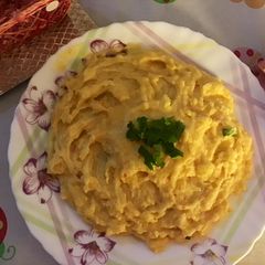 A picture of Mashed potatoes.
