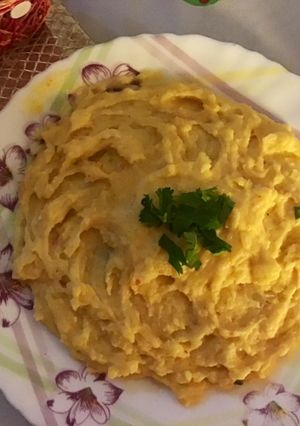 A picture of Mashed potatoes.