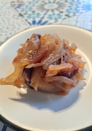 Une photo de Confit d'oignon aux cranberries