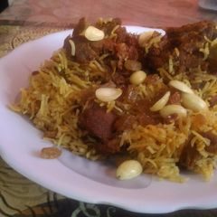 A picture of Mughlai pulao.