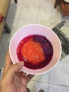 Foto resep Puree Pepaya Naga (Snack MPASI 7 Bulan)