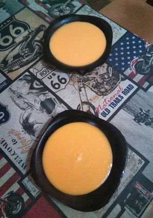 Una foto de Puré de calabaza