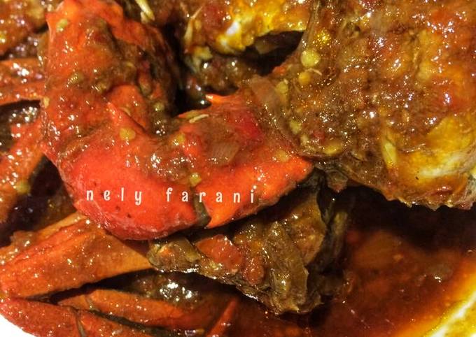 Resep Kepiting saus tiram /asam manis pedas yang Lezat