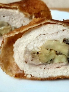 Gombával töltött rántott szelet😊 recept fotója