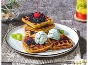 Gambar pancake blueberry