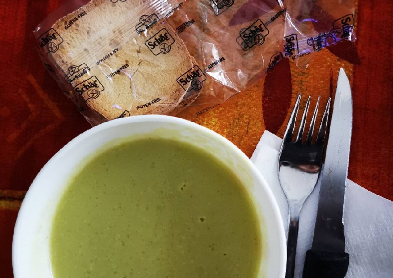 Crema de apio y calabacín