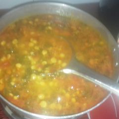 A picture of Dal palak.
