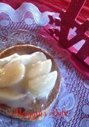 Una foto de Compota de manzana caliente