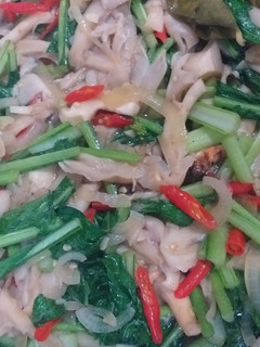 Foto resep Tumis Jamur Tiram dan Sawi