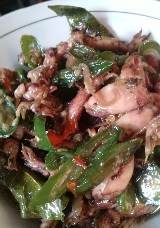 Foto resep Tumis cumi asin