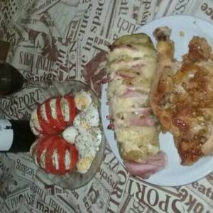 Pollo al ajillo con papa libro