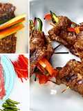Teriyaki Steak Rolls with Miyazakigyu Wagyu Beef