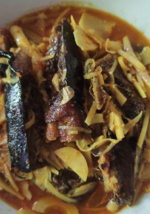 Foto resep Rebung Salai Bumbu Kuning